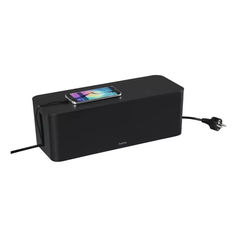 Hama Maxi Boden-Kabelbox Schwarz 1 Stk.