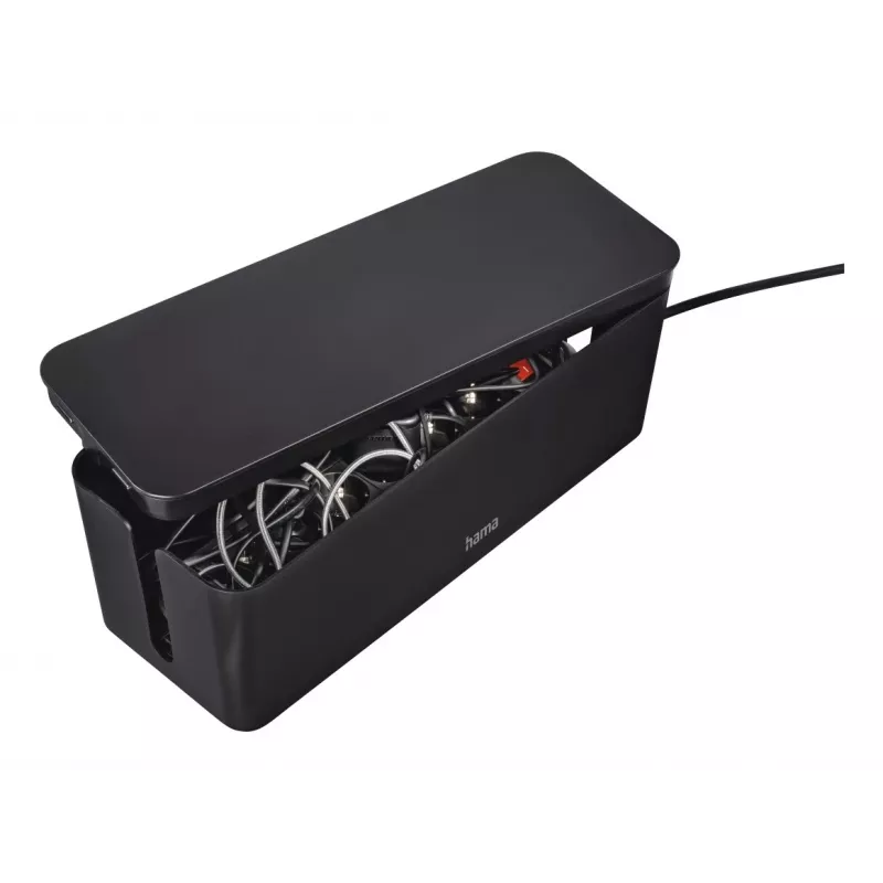 Hama Maxi Boden-Kabelbox Schwarz 1 Stk.