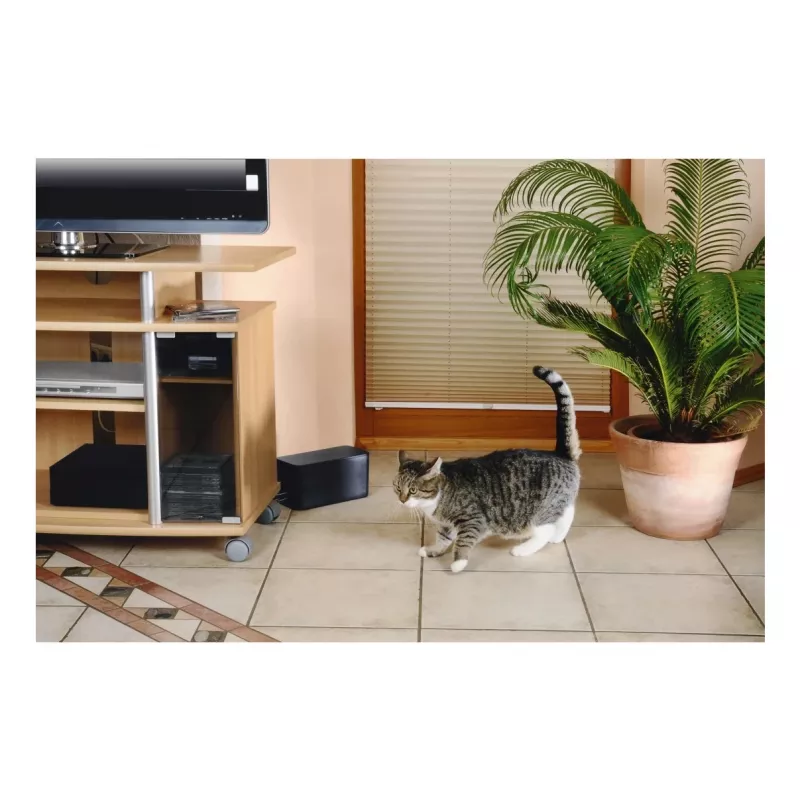 Hama Maxi Boden-Kabelbox Schwarz 1 Stk.