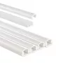 Hama 00220980 Kabel-Organizer Universal Kabelkanal Weiß 4 St.