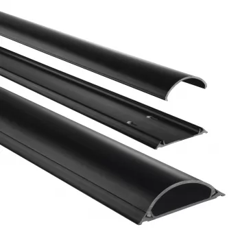 Hama 00220985 Kabelorganizer Universal Kabelkanal Schwarz 1 Stk.