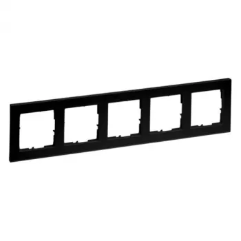 Legrand 765385 Wandplatte/Schalterabdeckung Schwarz