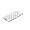 Hama WK-500 Tastatur Home/Office RF Wireless + Bluetooth QWERTZ Deutsch Grau, Weiß