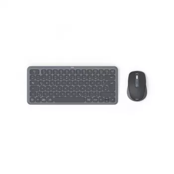 Hama WKM-500 Tastatur Maus inklusive Home/Office RF Wireless + Bluetooth QWERTZ Deutsch Schwarz