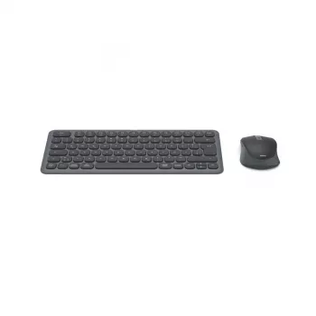 Hama WKM-500 Tastatur Maus inklusive Home/Office RF Wireless + Bluetooth QWERTZ Deutsch Schwarz