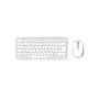 Hama WKM-500 Tastatur Maus inklusive Home USB + RF Wireless + Bluetooth QWERTZ Deutsch Grau, Weiß