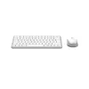 Hama WKM-500 Tastatur Maus inklusive Home USB + RF Wireless + Bluetooth QWERTZ Deutsch Grau, Weiß