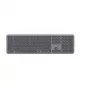 Hama WK-550 Tastatur Home/Office RF Wireless + Bluetooth QWERTZ German Schwarz, Dunkelgrau