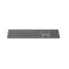 Hama WK-550 Tastatur Home/Office RF Wireless + Bluetooth QWERTZ German Schwarz, Dunkelgrau