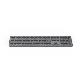 Hama WK-550 Tastatur Home/Office RF Wireless + Bluetooth QWERTZ German Schwarz, Dunkelgrau
