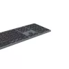 Hama WK-550 Tastatur Home/Office RF Wireless + Bluetooth QWERTZ German Schwarz, Dunkelgrau