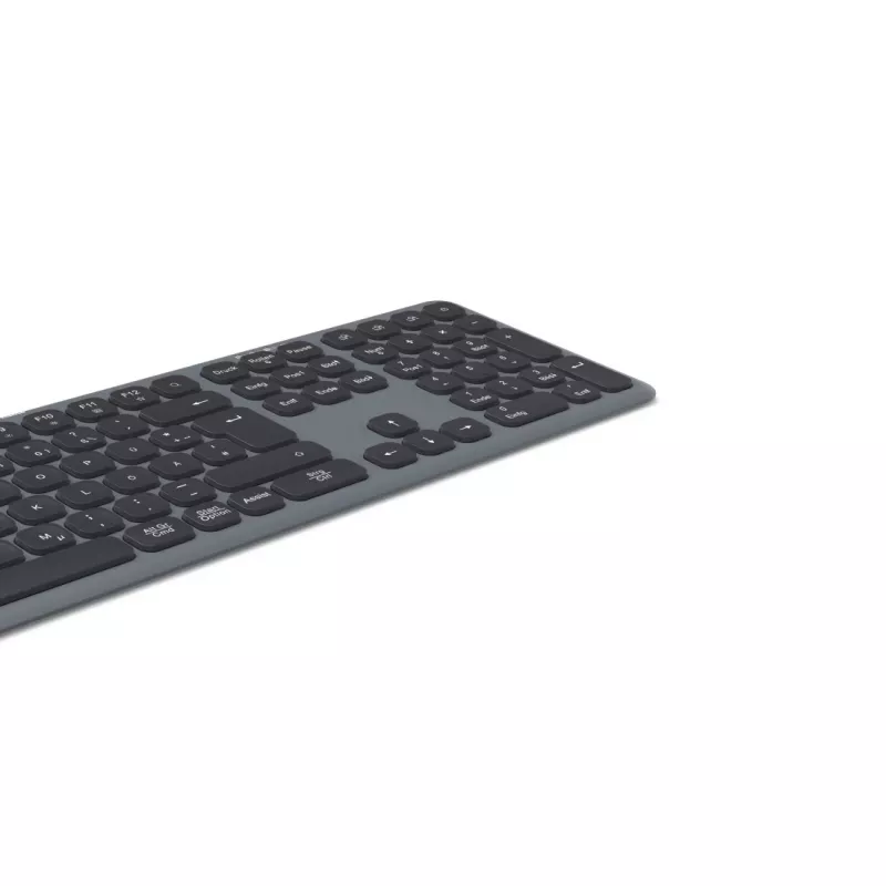 Hama WK-550 Tastatur Home/Office RF Wireless + Bluetooth QWERTZ German Schwarz, Dunkelgrau