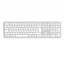 Hama WK-550 Tastatur Home/Office RF Wireless + Bluetooth QWERTZ German Grau, Weiß