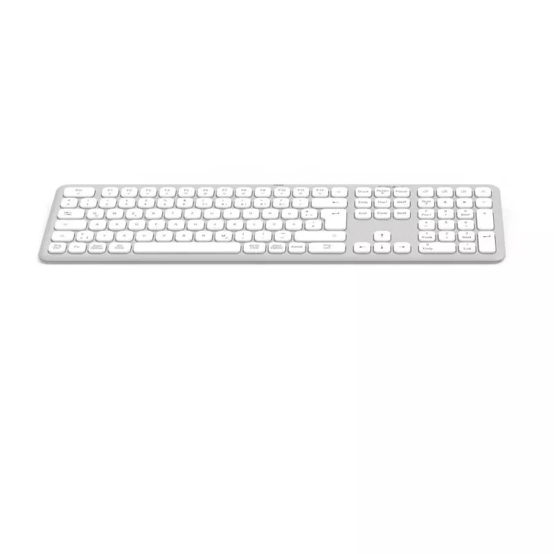 Hama WK-550 Tastatur Home/Office RF Wireless + Bluetooth QWERTZ German Grau, Weiß