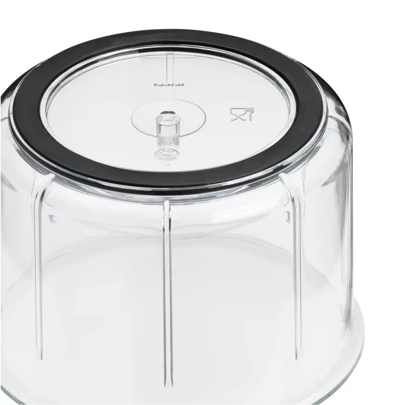 WMF Gourmet 18.7678.6040 manueller Food Chopper Schwarz, Transparent