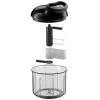 WMF Gourmet 18.7678.6040 manueller Food Chopper Schwarz, Transparent