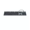 Hama CK-400 Tastatur Home/Office USB QWERTZ German Schwarz, Dunkelgrau