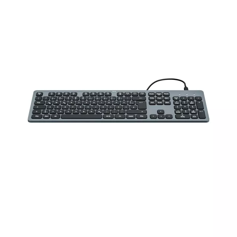 Hama CK-400 Tastatur Home/Office USB QWERTZ German Schwarz, Dunkelgrau
