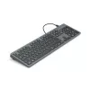 Hama CK-400 Tastatur Home/Office USB QWERTZ German Schwarz, Dunkelgrau