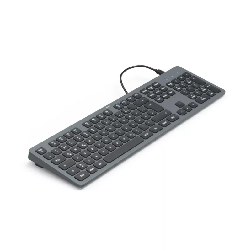 Hama CK-400 Tastatur Home/Office USB QWERTZ German Schwarz, Dunkelgrau