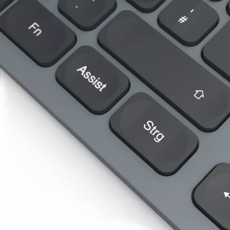 Hama CK-400 Tastatur Home/Office USB QWERTZ German Schwarz, Dunkelgrau