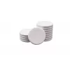 Magnet für Glastafel Legamaster warmgrau, Metall, 30×7 mm, 5er-Pack