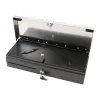 Elektronische Kassenschublade Olympia HS-170S mit Kunststoff-/Stahlgehäuse, schwarz und Edelstahl-Finish
