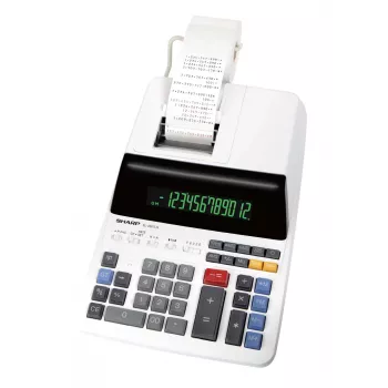 Sharp EL-2607LG Taschenrechner Desktop Druckend Schwarz, Weiß