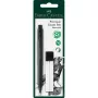 Radierstift Faber-Castell Precision Pen Radierer Kunststoff Schwarz, 1 Stück