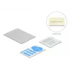 Displayschutzfolie Privacy Glass DELOCK für iPhone 17 — Gehärtetes Glas, 4-Wege-Anti-Spion, Schlag- & Kratzfest, Schwarz