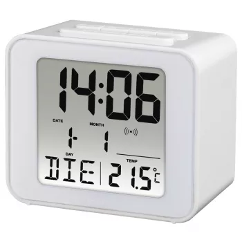 Hama Cube Digitaler Wecker Weiß