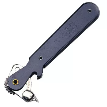 Mechanischer Dosenöffner Westmark Columbus Schwarz gebürsteter Stahl Breite 28 mm Tiefe 162 mm Höhe 28 mm