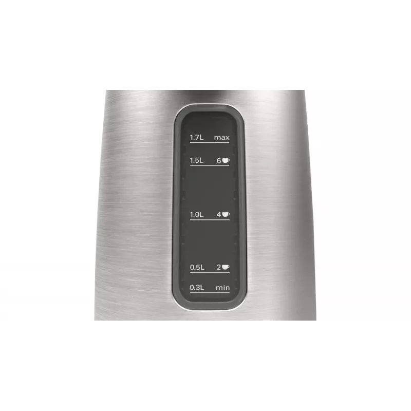 Bosch TWK5P480 Wasserkocher 1,7 L 2400 W Schwarz, Edelstahl