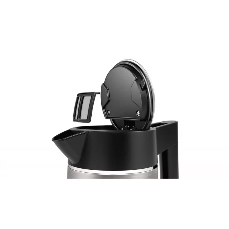Bosch TWK5P480 Wasserkocher 1,7 L 2400 W Schwarz, Edelstahl
