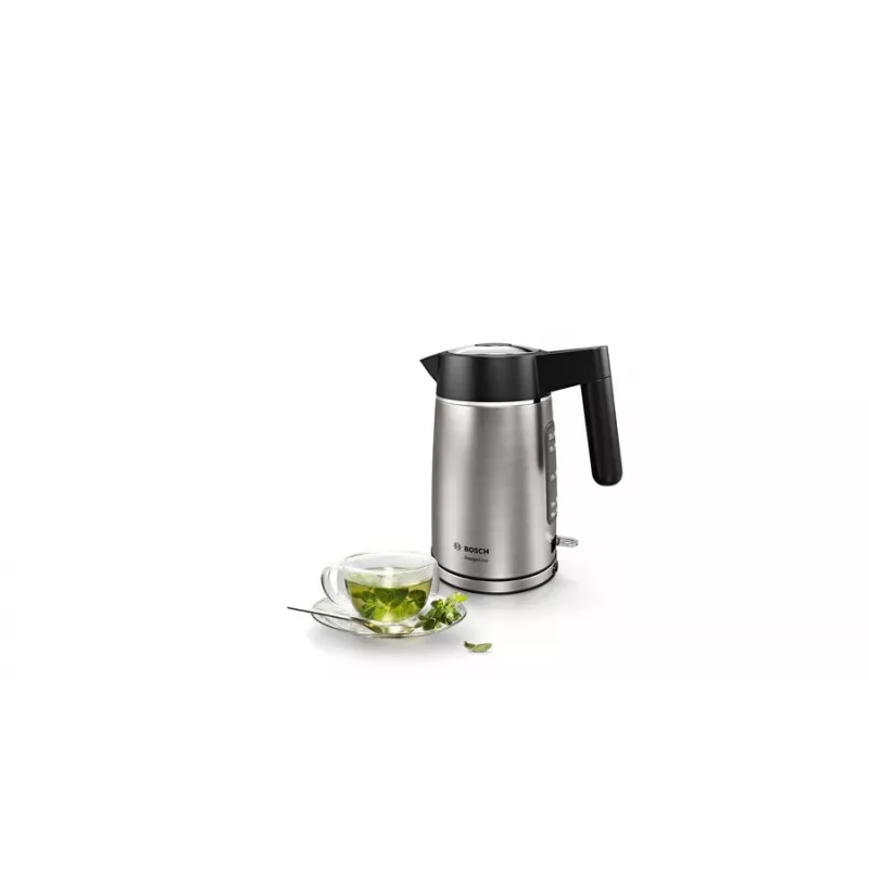 Bosch TWK5P480 Wasserkocher 1,7 L 2400 W Schwarz, Edelstahl