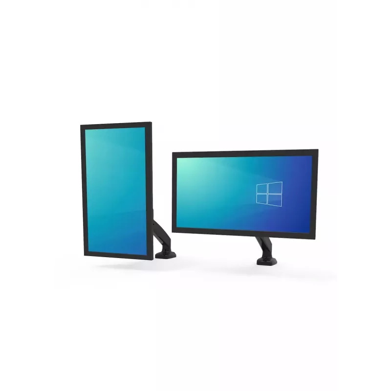 Monitorhalterung Port Designs 901104 81,3 cm Schwarz Klemmbefestigung VESA 75x75 100x100