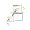Monitorhalterung Port Designs 901104 81,3 cm Schwarz Klemmbefestigung VESA 75x75 100x100