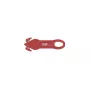 Wedo Folienschneider Rot Wedo 44 mm Breite 132 mm Länge 4 mm Dicke