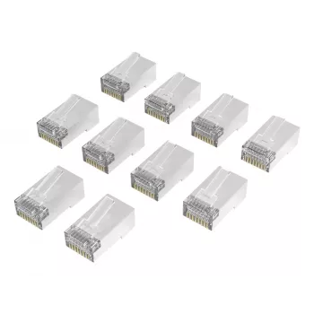 Hama 00300028 Netzwerkkabel Silber, Transparent Cat6a