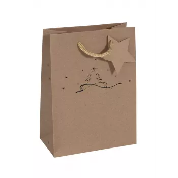 Geschenktasche Sigel GT038 Braun 170x90x230 mm