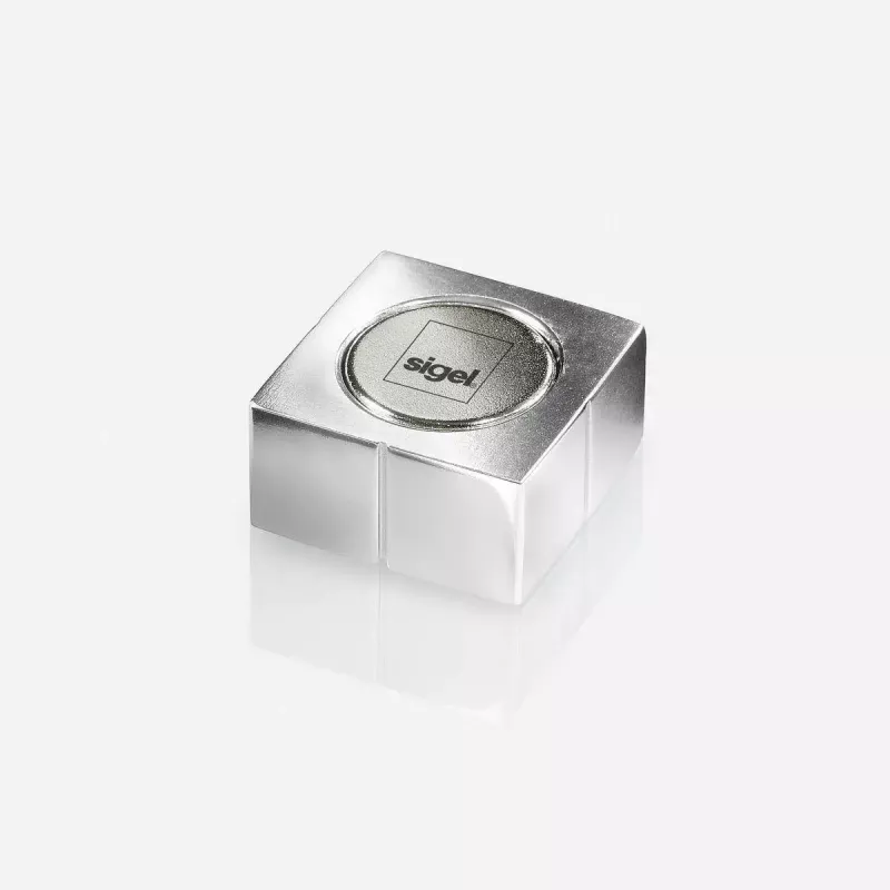 Bastelmagnet Quadratisch Sigel BA705 Neodymium Silber 20x20x10mm