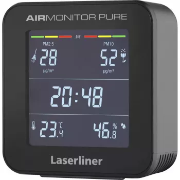 Laserliner AirMonitor PURE Schwarz Temperature Range -9.9 to 50 °C