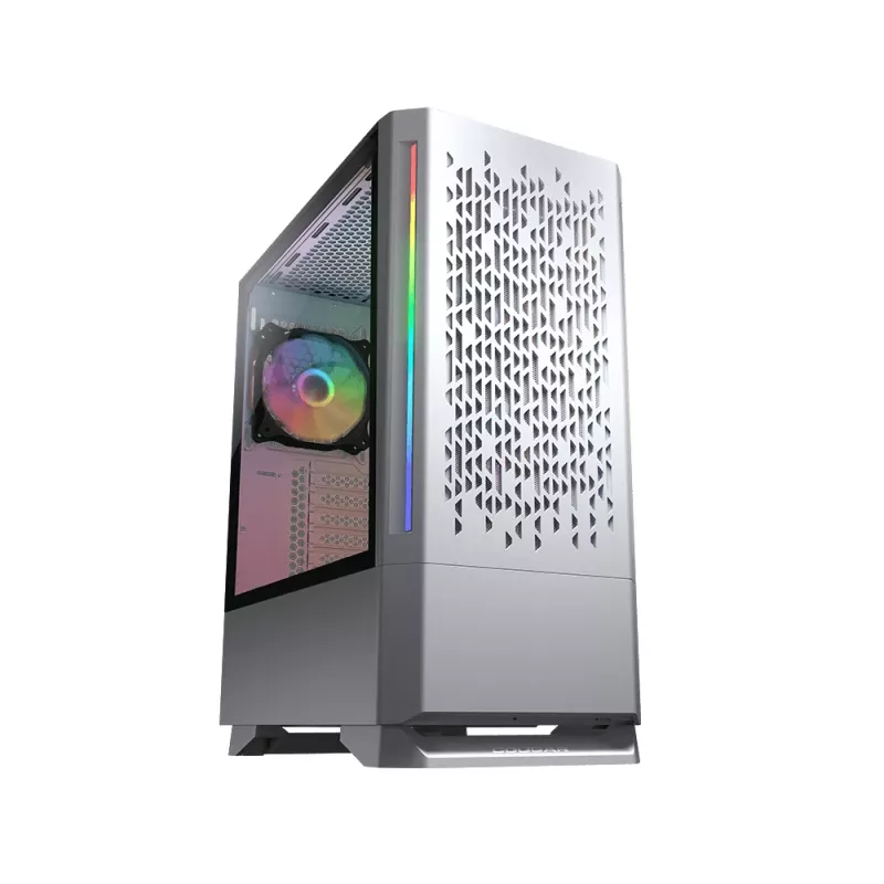 PC-Gehäuse COUGAR Gaming-Gehäuse MX430 Air RGB Weiß Midi Tower