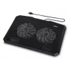 Hama Schwarz Metal Laptop-Kühlpad 39,6 cm (15,6 Zoll)