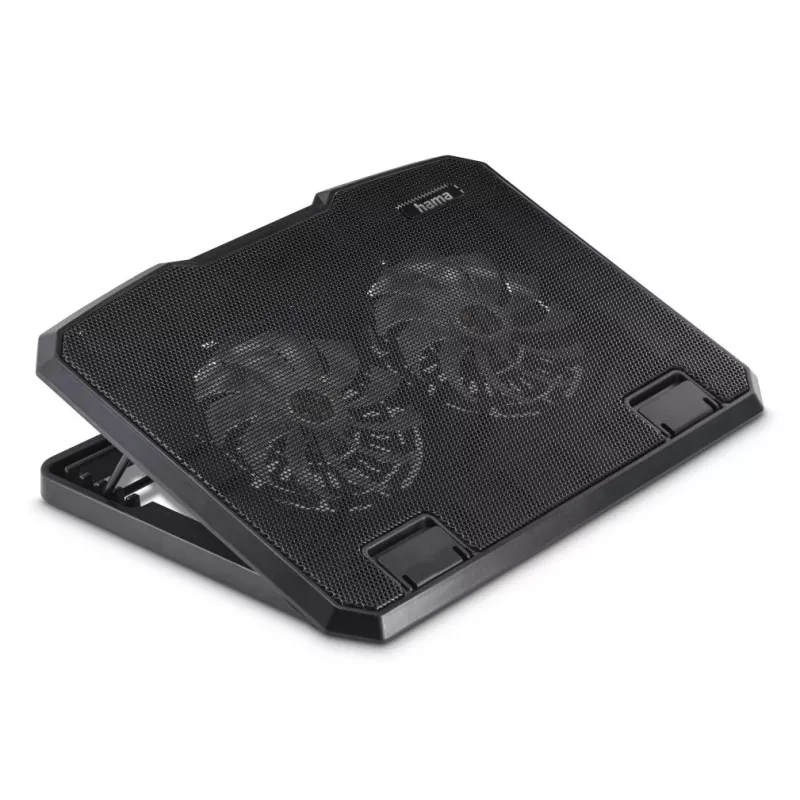 Hama Schwarz Metal Laptop-Kühlpad 39,6 cm (15,6 Zoll)