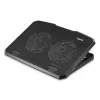 Hama Schwarz Metal Laptop-Kühlpad 39,6 cm (15,6 Zoll)