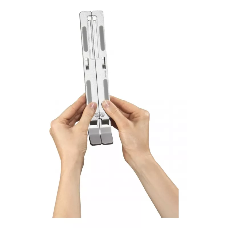 Hama Aluminium Laptopständer Silber 39,6 cm (15,6 Zoll)