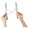 Hama Aluminium Laptopständer Silber 39,6 cm (15,6 Zoll)