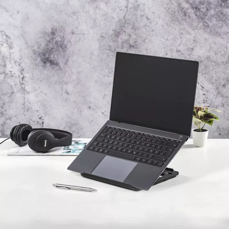 Hama Rotation Laptopständer Schwarz 39,6 cm (15,6 Zoll)