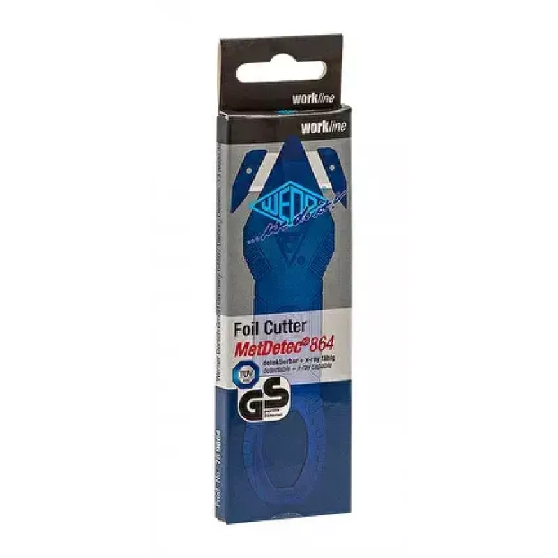 Universalmesser Wedo 76 9864 Blau Feststehendes Messer